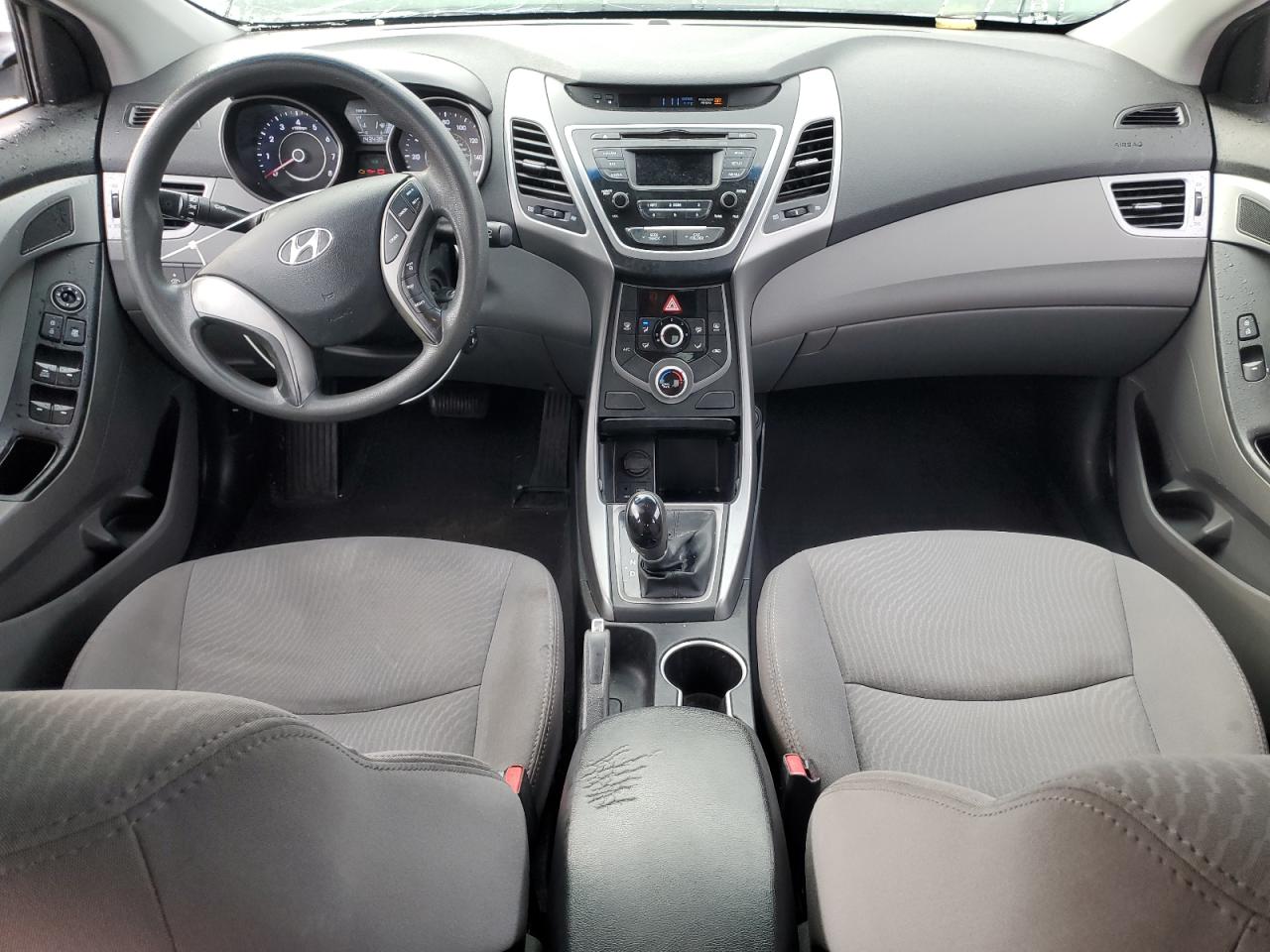 2014 Hyundai Elantra VIN 5NPDH4AE5EH526372 Copart auction photo, all over damage thumbnail 8