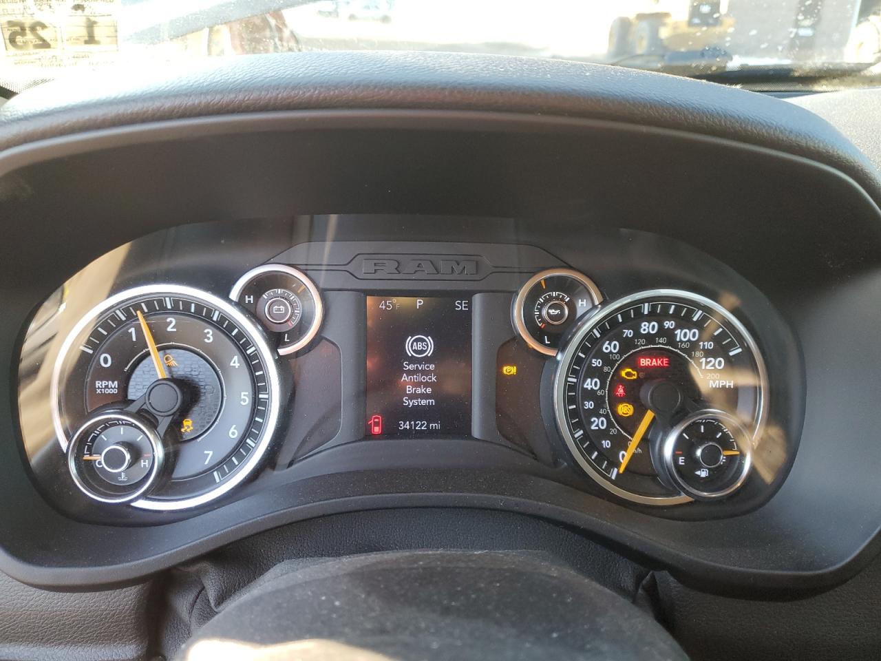2020 RAM 1500 VIN 1C6SRFBT7LN215785 Copart auction photo, rear end / side damage thumbnail 9