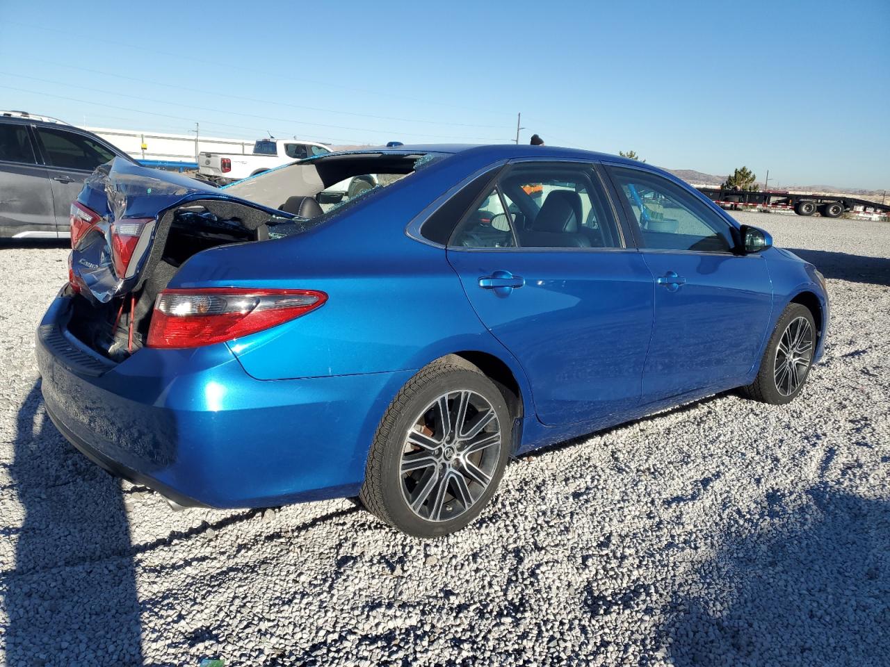 2016 Toyota Camry VIN 4T1BF1FK0GU508456 Copart auction photo, rear end damage thumbnail 3