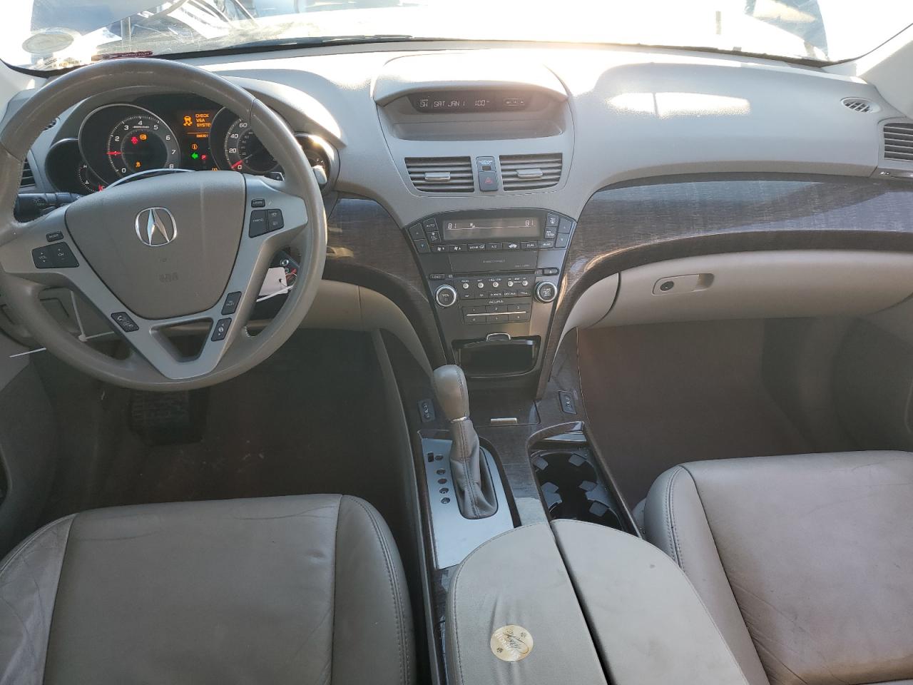2011 Acura MDX VIN 2HNYD2H29BH507402 Copart auction photo, front end / side damage thumbnail 8