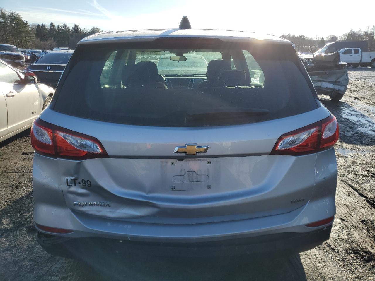 2020 Chevrolet Equinox VIN 3GNAXSEV0LS730138 Copart auction photo, rear end / side damage thumbnail 6