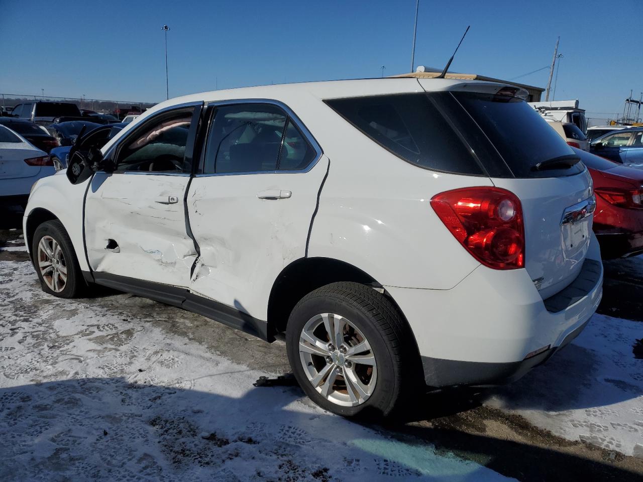 2012 Chevrolet Equinox VIN 2GNALBEK3C1123888 Copart auction photo, side / undercarriage damage thumbnail 2