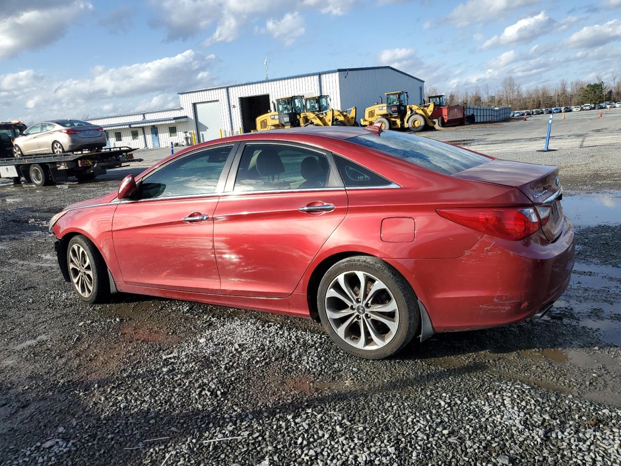 2013 Hyundai Sonata VIN 5NPEC4ABXDH694452 Copart auction photo, front end / undercarriage damage thumbnail 2