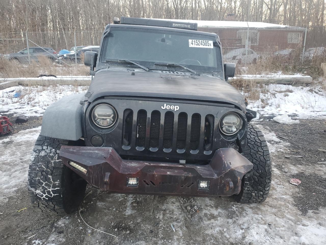 2016 Jeep Wrangler VIN 1C4BJWDG8GL305173 Copart auction photo, burn - engine / front end damage thumbnail 5