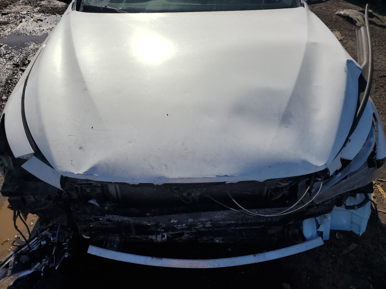 2014 Infiniti Q50 VIN JN1BV7AR7EM703811 Copart auction photo, front end damage thumbnail 11
