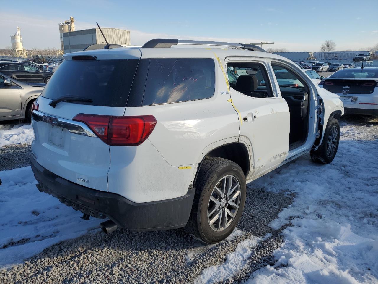 2019 GMC Acadia VIN 1GKKNSLS7KZ252432 Copart auction photo, all over damage thumbnail 3