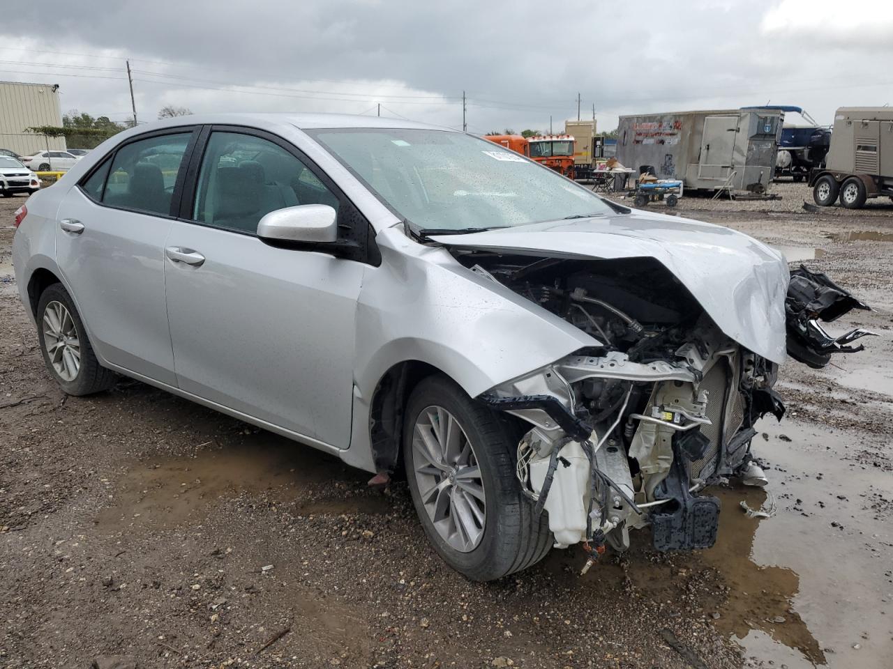 2014 Toyota Corolla VIN 5YFBURHE0EP071519 Copart auction photo, front end / minor dent/scratches damage thumbnail 4