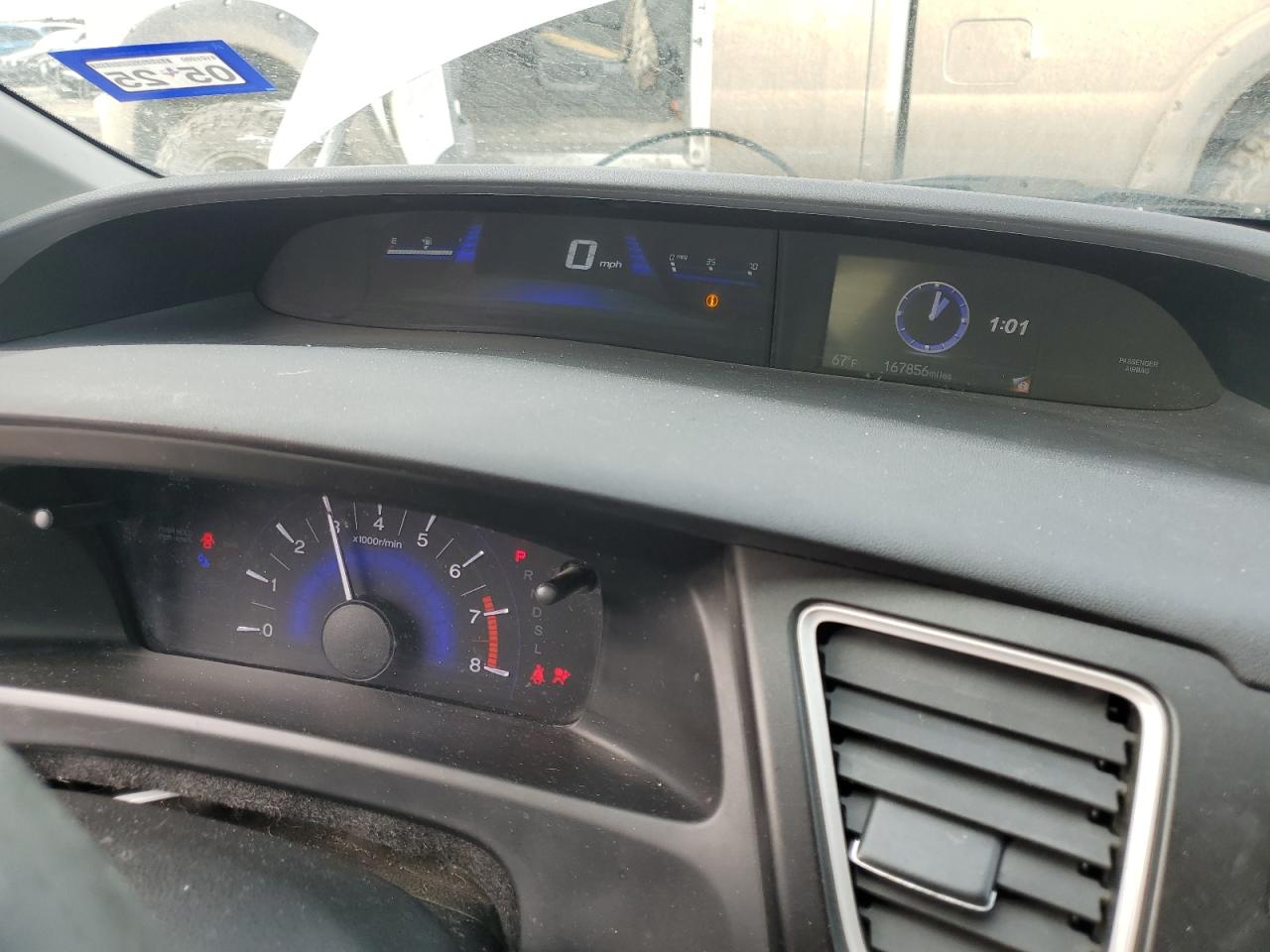 2015 Honda Civic VIN 19XFB2F55FE105541 Copart auction photo, front end / side damage thumbnail 9