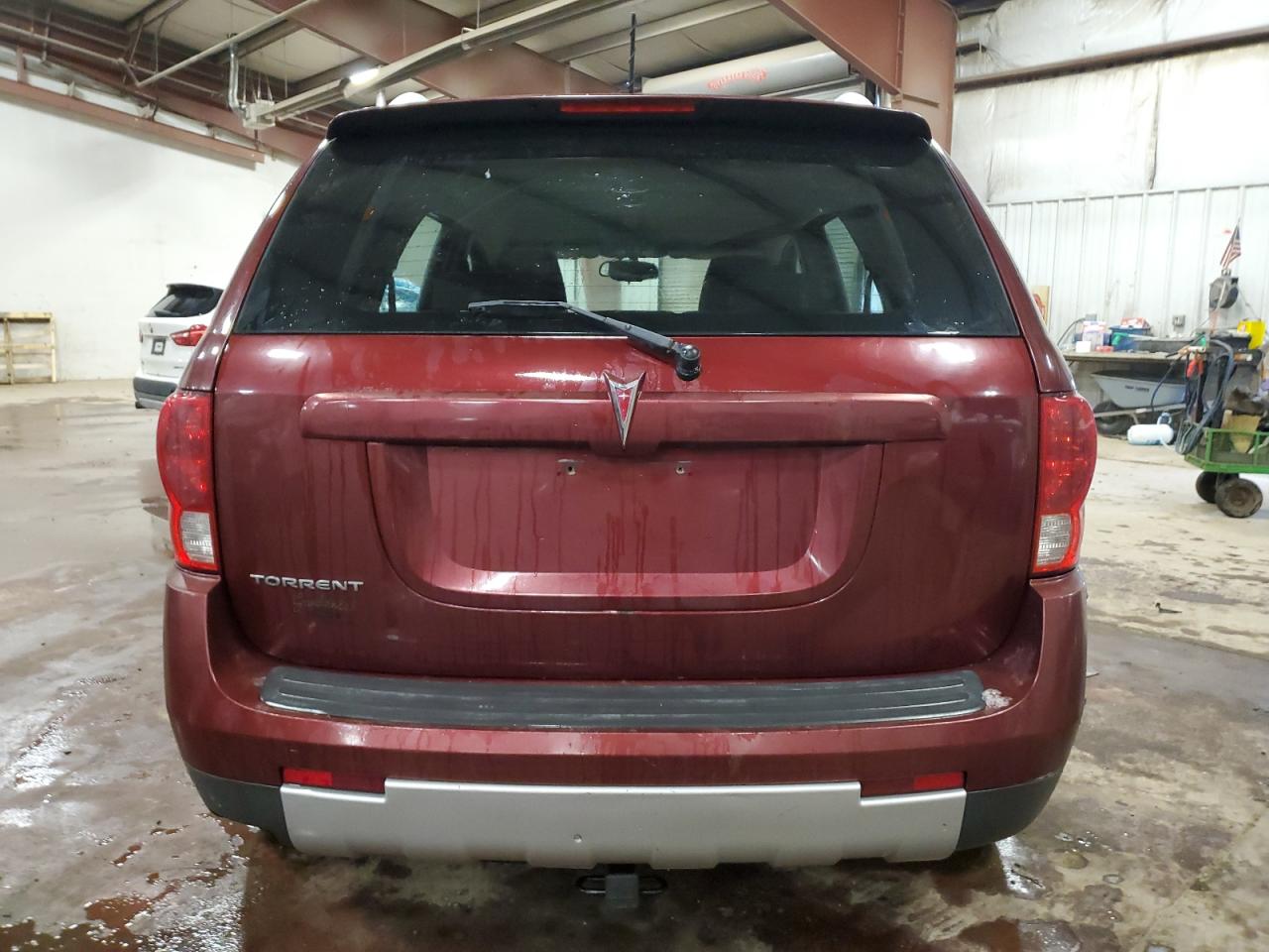 2008 Pontiac Torrent VIN 2CKDL33F986001234 Copart auction photo, front end / side damage thumbnail 6