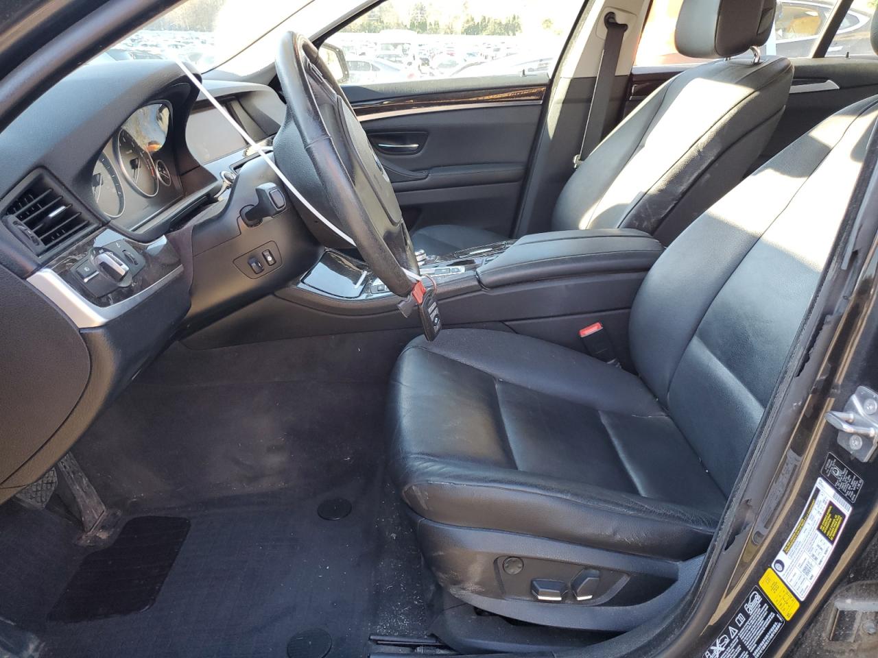 2012 BMW 5er VIN WBAXH5C58CDW09567 Copart auction photo, front end damage thumbnail 7