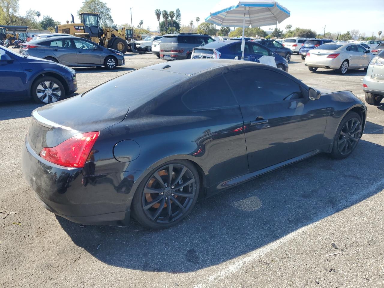 2008 Infiniti G VIN JNKCV64E28M110414 Copart auction photo, side / undercarriage damage thumbnail 3