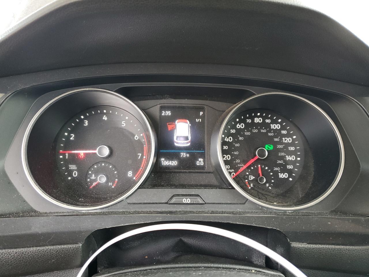 2018 Volkswagen Tiguan VIN 3VV1B7AX5JM074050 Copart auction photo, side / front end damage thumbnail 9