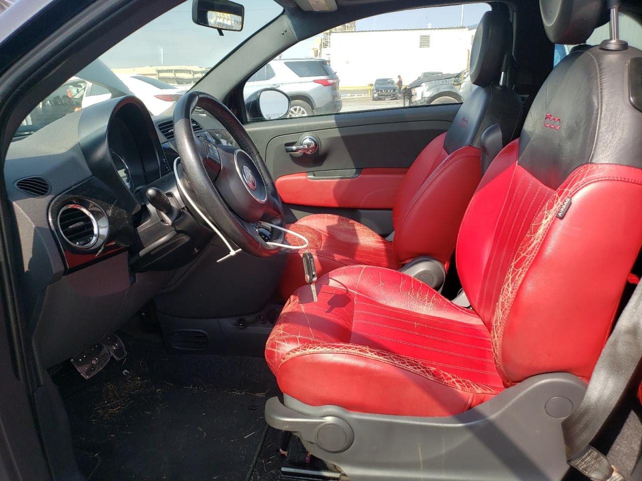 2012 Fiat 500 VIN 3C3CFFBR7CT370609 Copart auction photo, front end damage thumbnail 7