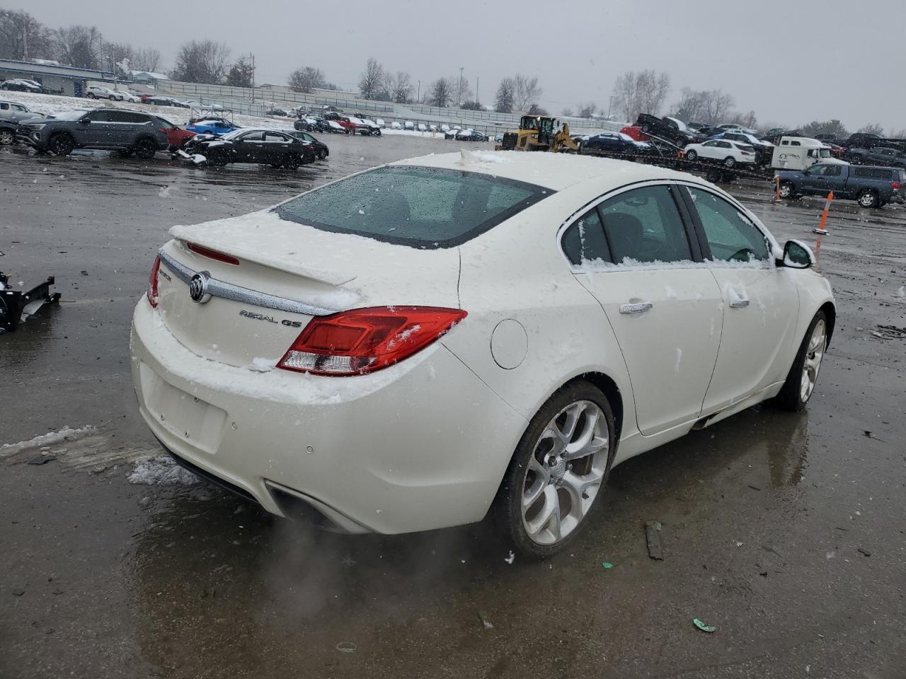 2013 Buick Regal VIN 2G4GV5GVXD9192825 Copart auction photo, front end damage thumbnail 3