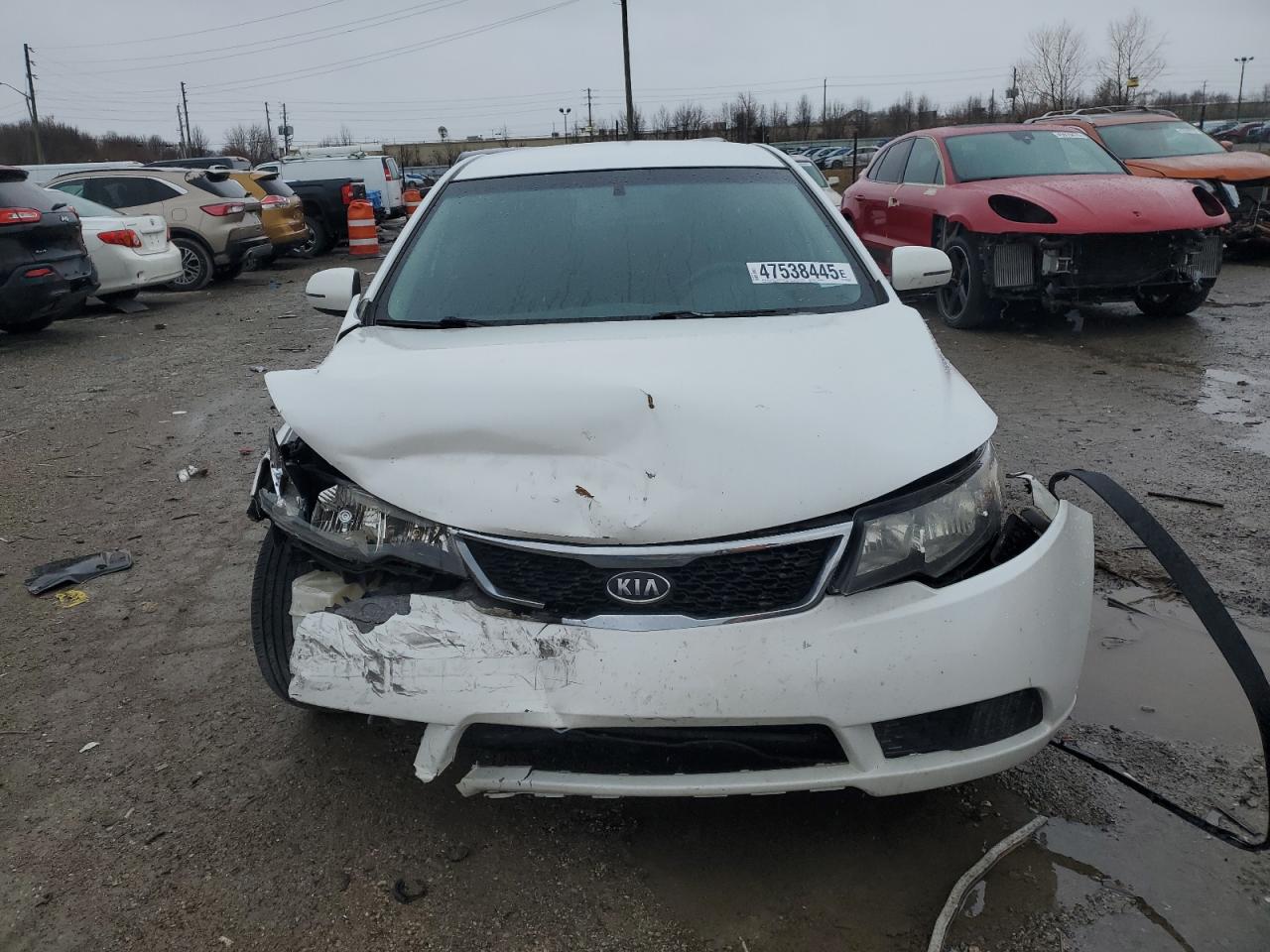 2013 KIA Forte VIN KNAFU4A21D5719740 Copart auction photo, front end / mechanical damage thumbnail 5