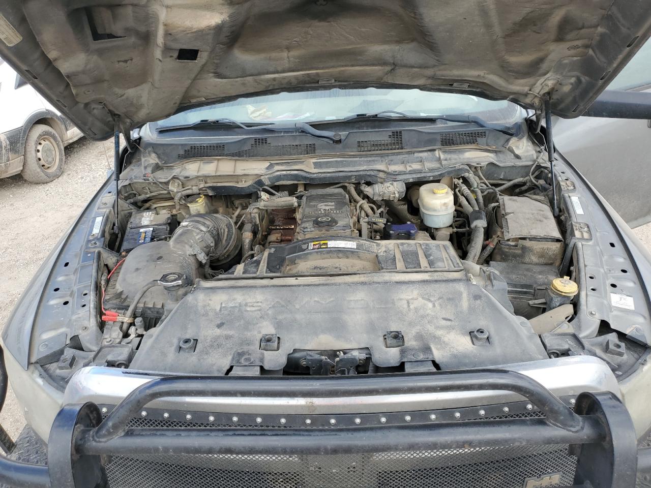 2012 Dodge RAM VIN 3C6UD5HLXCG303909 Copart auction photo, undercarriage / front end damage thumbnail 7