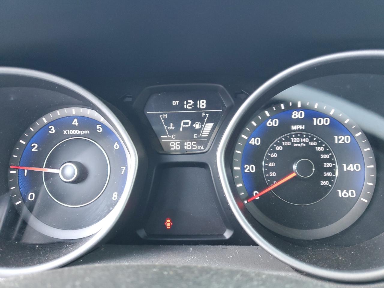 2014 Hyundai Elantra VIN KMHDH4AE8EU201930 Copart auction photo, vandalism / front end damage thumbnail 9