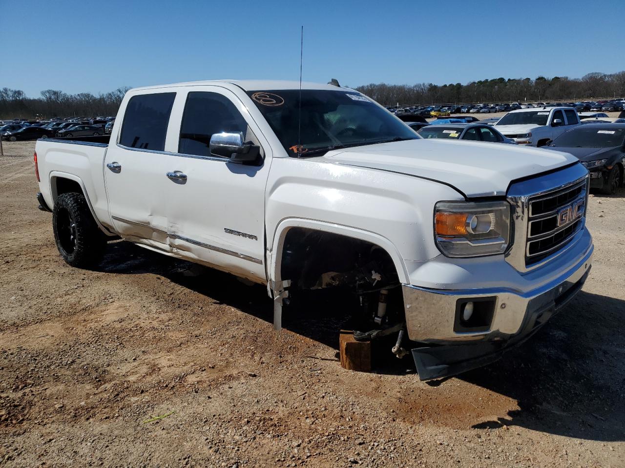 2014 GMC Sierra VIN 3GTP1VEC8EG502429 Copart auction photo, side damage thumbnail 4