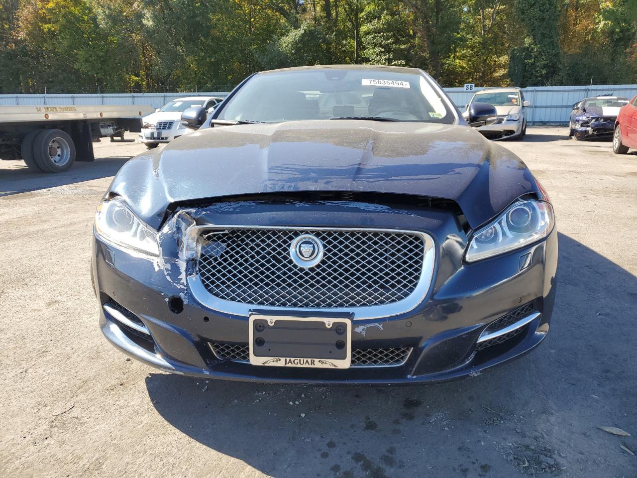 2013 Jaguar XJ VIN SAJWJ2GDXD8V44882 Copart auction photo, front end damage thumbnail 5