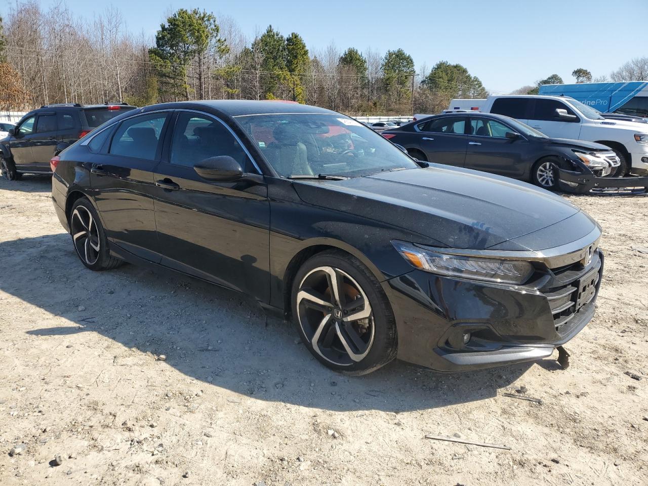 2022 Honda Accord VIN 1HGCV1F36NA111287 Copart auction photo, undercarriage / minor dent/scratches damage thumbnail 4
