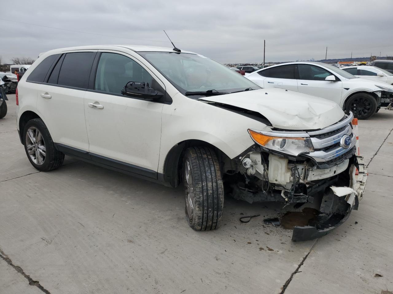 2012 Ford Edge VIN 2FMDK3JC8CBA12417 Copart auction photo, all over / undercarriage damage thumbnail 4