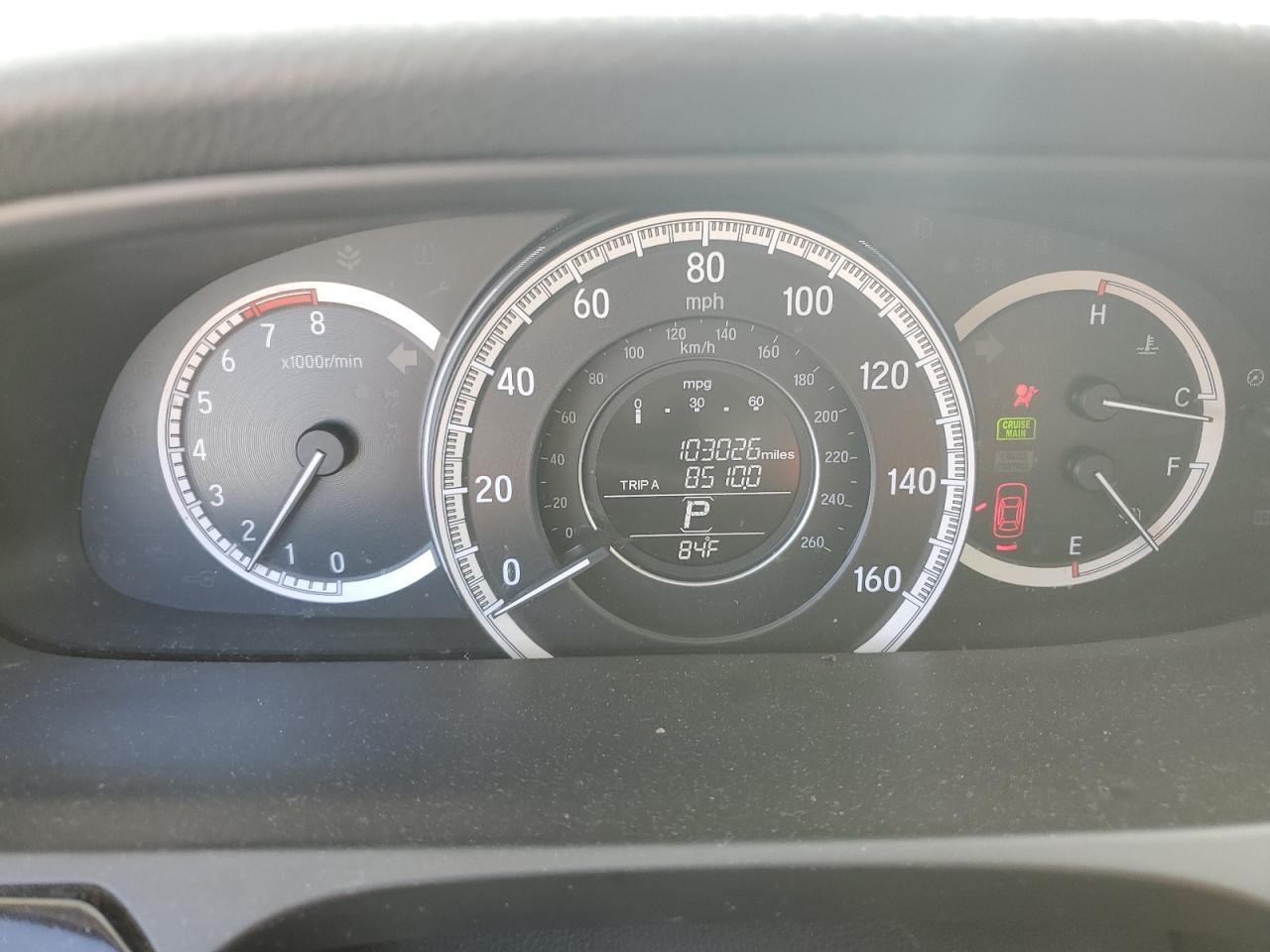 2016 Honda Accord VIN 1HGCR2F32GA238969 Copart auction photo, water/flood / front end damage thumbnail 9