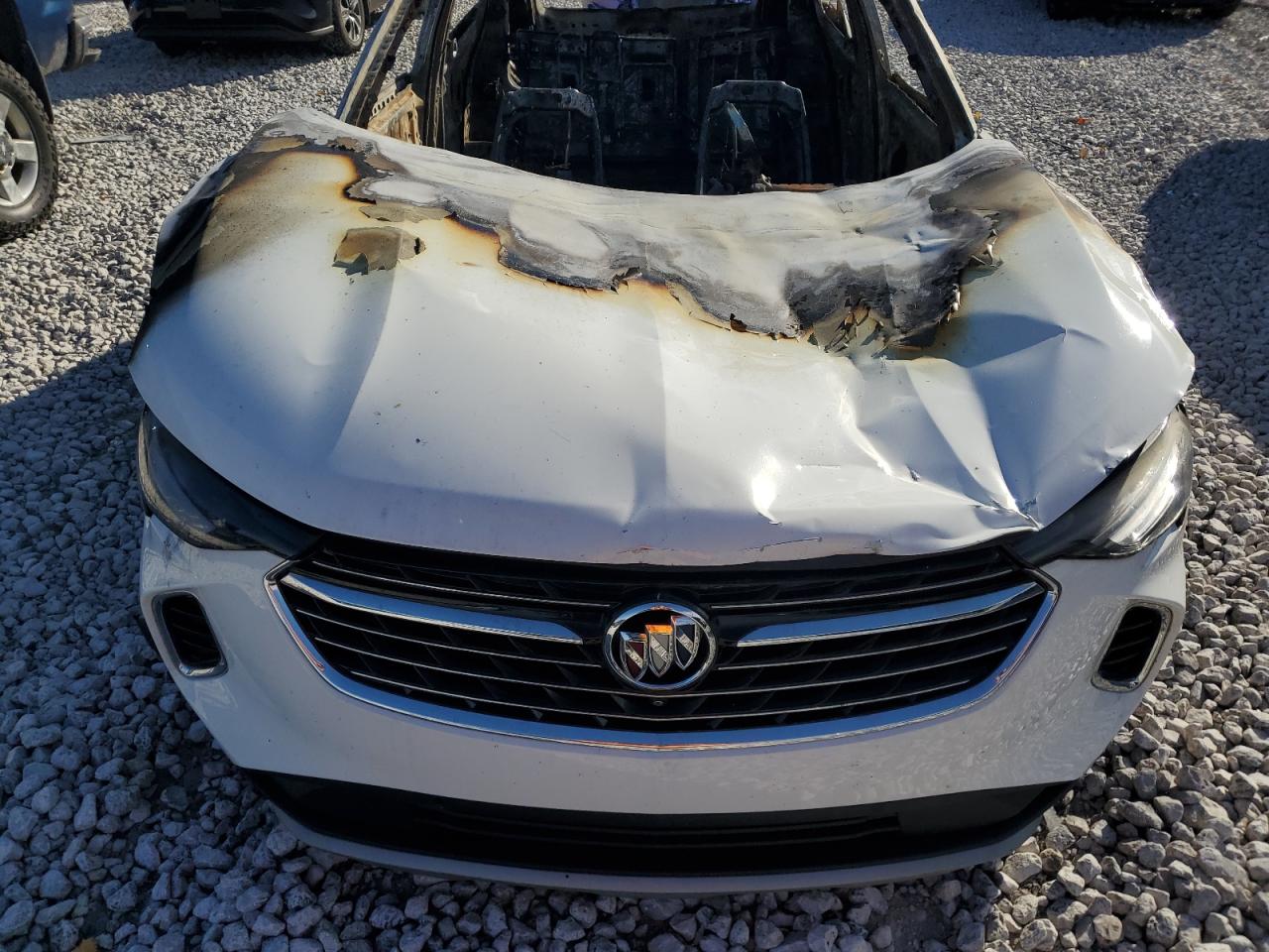 2021 Buick Envision VIN LRBFZPR45MD010874 Copart auction photo, burn damage thumbnail 12