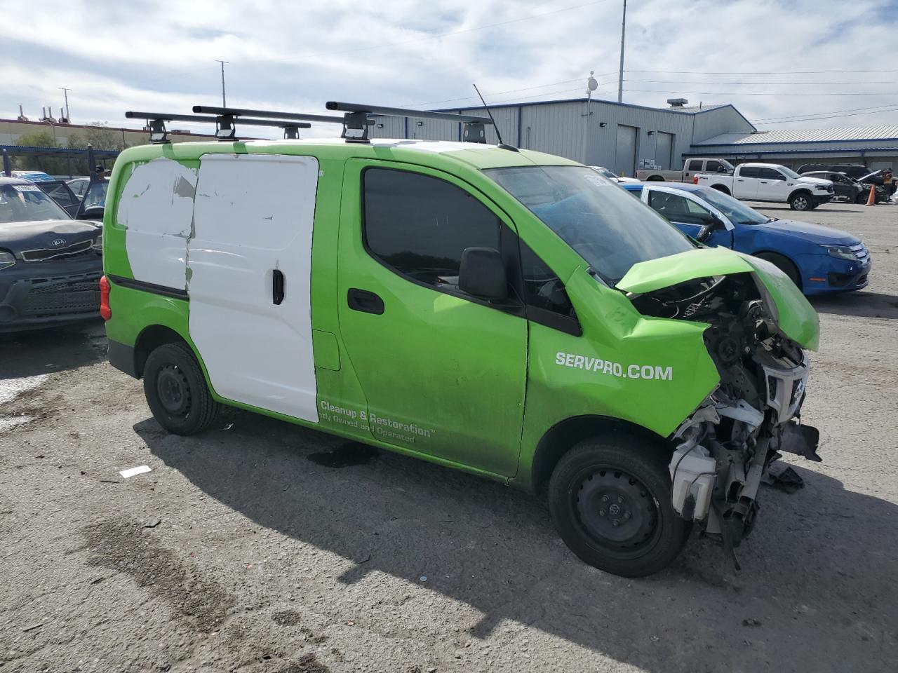 2015 Nissan NV VIN 3N6CM0KN3FK717937 Copart auction photo, front end damage thumbnail 4