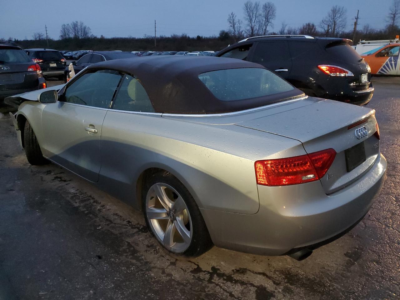 2014 Audi A5 VIN WAULFAFH1EN003947 Copart auction photo, front end damage thumbnail 2