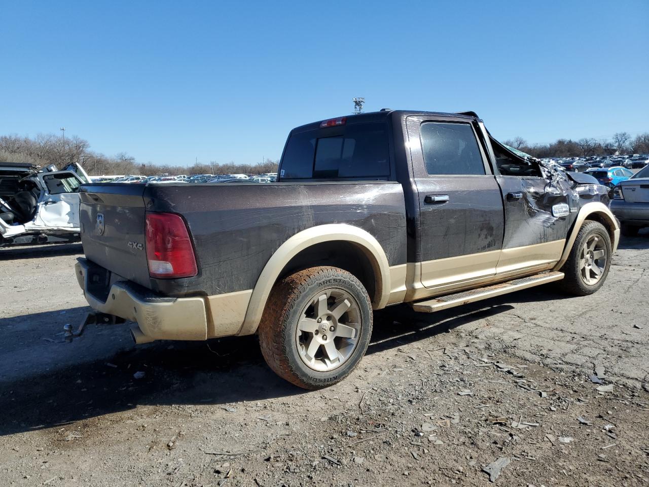 2011 Dodge RAM VIN 1D7RV1CTXBS603085 Copart auction photo, rollover / all over damage thumbnail 3
