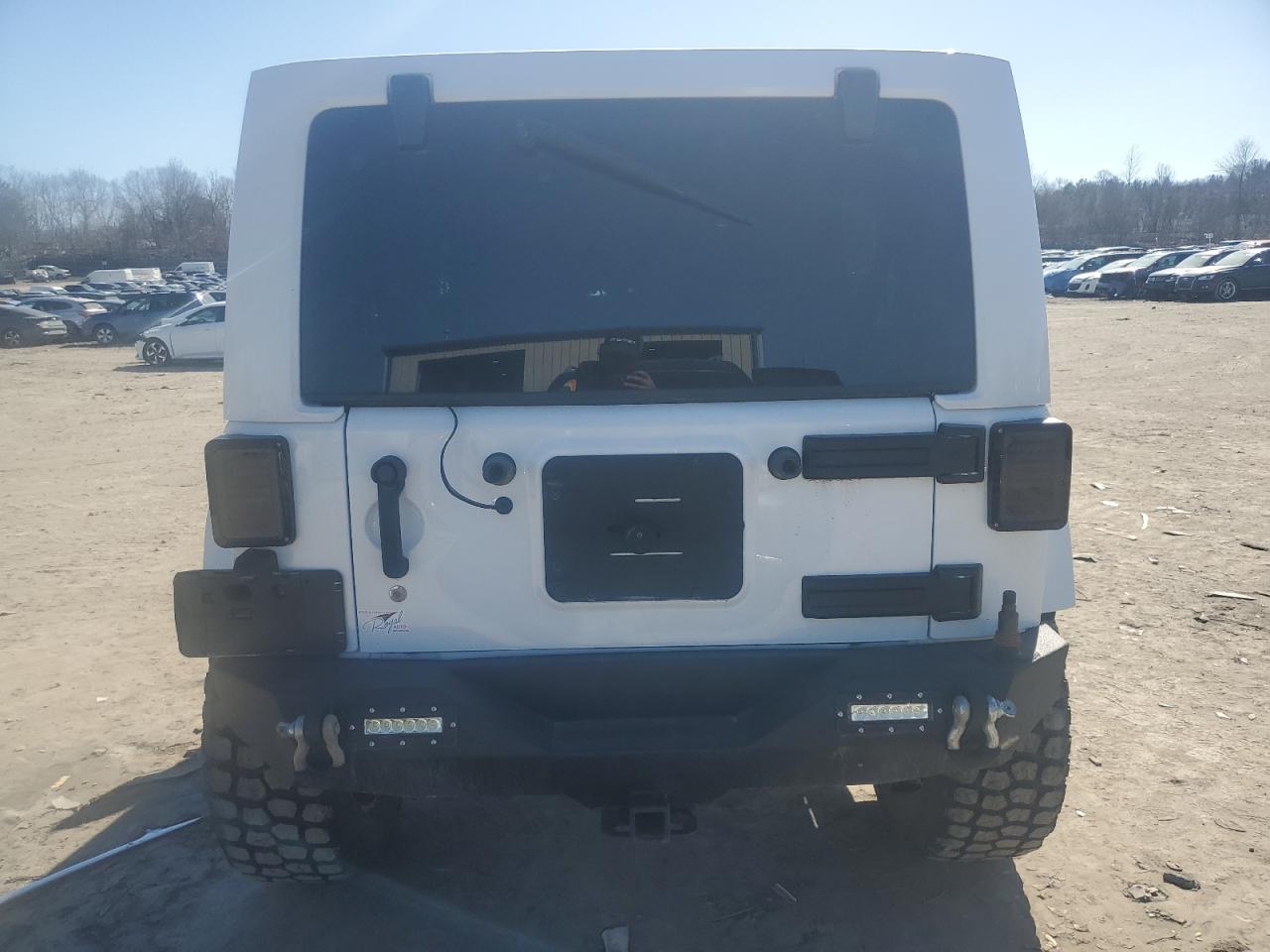 2017 Jeep Wrangler VIN 1C4BJWEG8HL654804 Copart auction photo, normal wear damage thumbnail 6