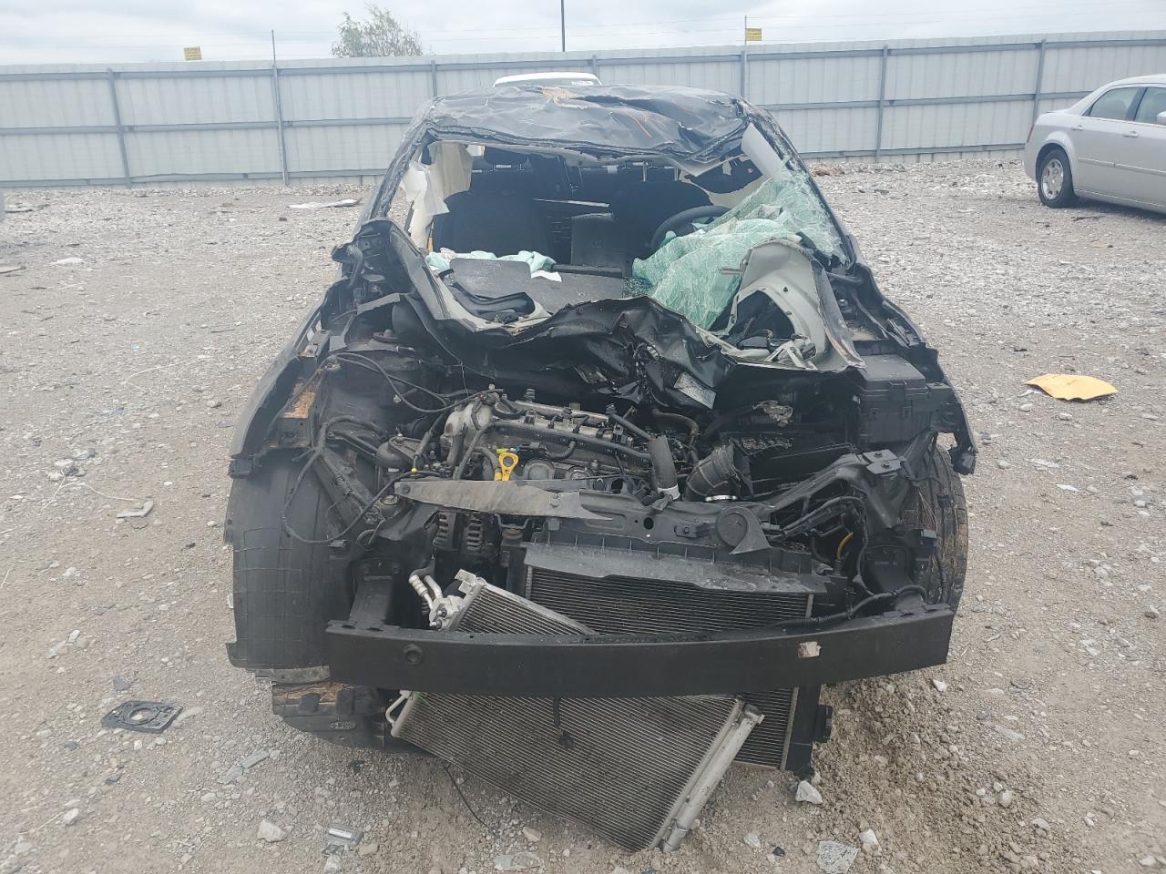 2019 KIA Rio VIN 3KPA24AB3KE233032 Copart auction photo, rollover damage thumbnail 5