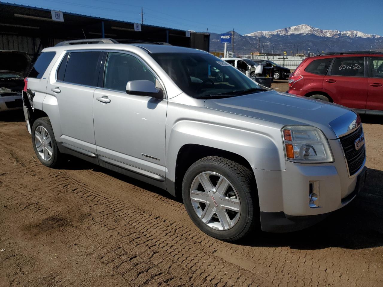 2012 GMC Terrain VIN 2GKFLVEK2C6246007 Copart auction photo, rear end / side damage thumbnail 4