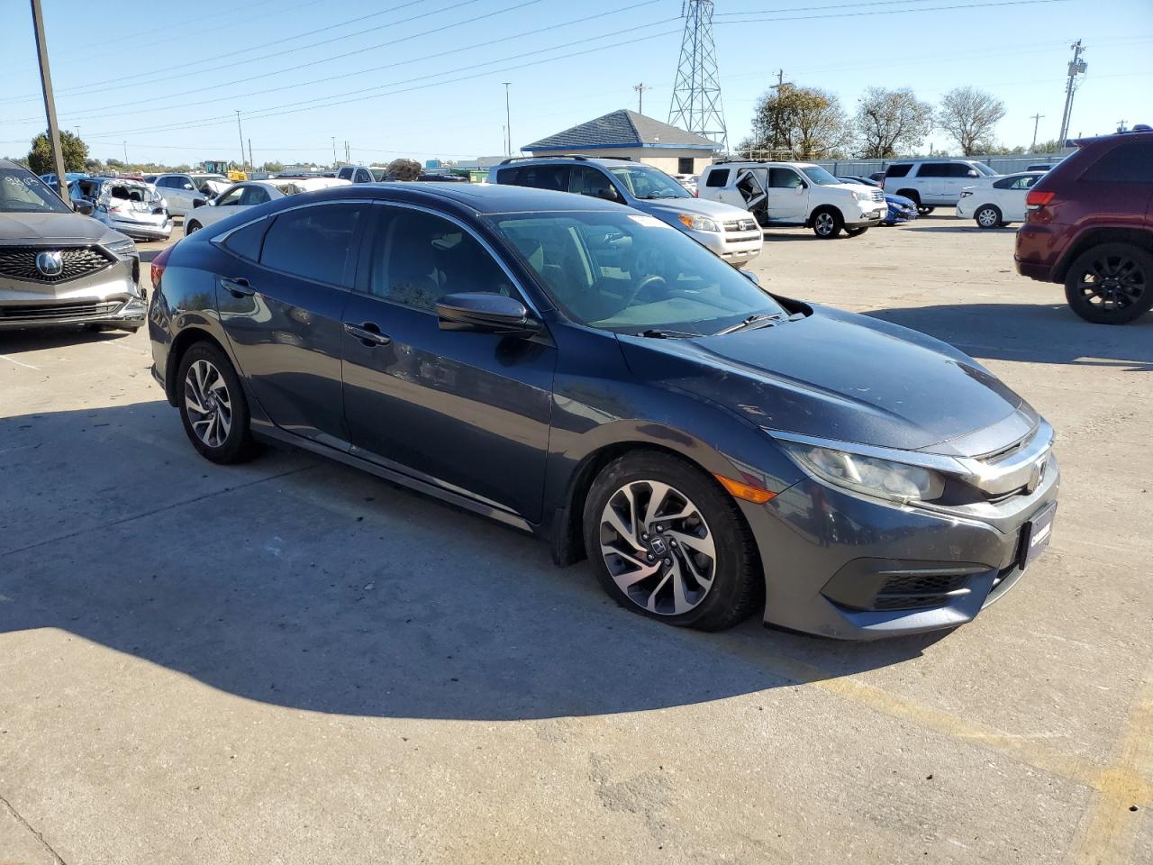 2018 Honda Civic VIN 19XFC2F78JE015761 Copart auction photo, front end / minor dent/scratches damage thumbnail 4