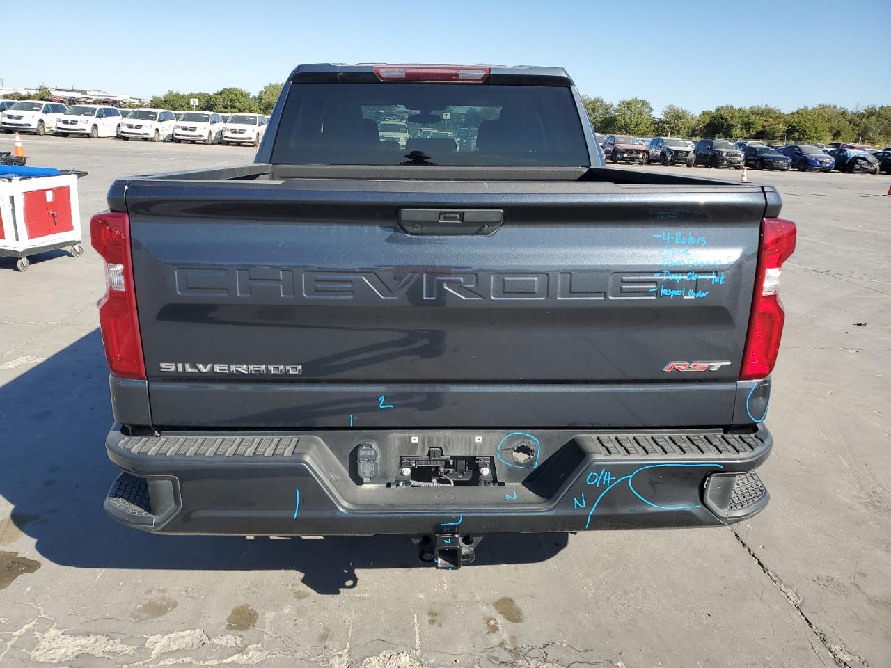 2021 Chevrolet Silverado VIN 1GCPWDED5MZ392314 Copart auction photo, minor dent/scratches / vandalism damage thumbnail 6