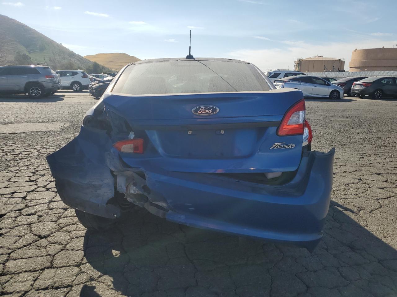 2011 Ford Fiesta VIN 3FADP4CJ3BM117070 Copart auction photo, rear end / side damage thumbnail 6