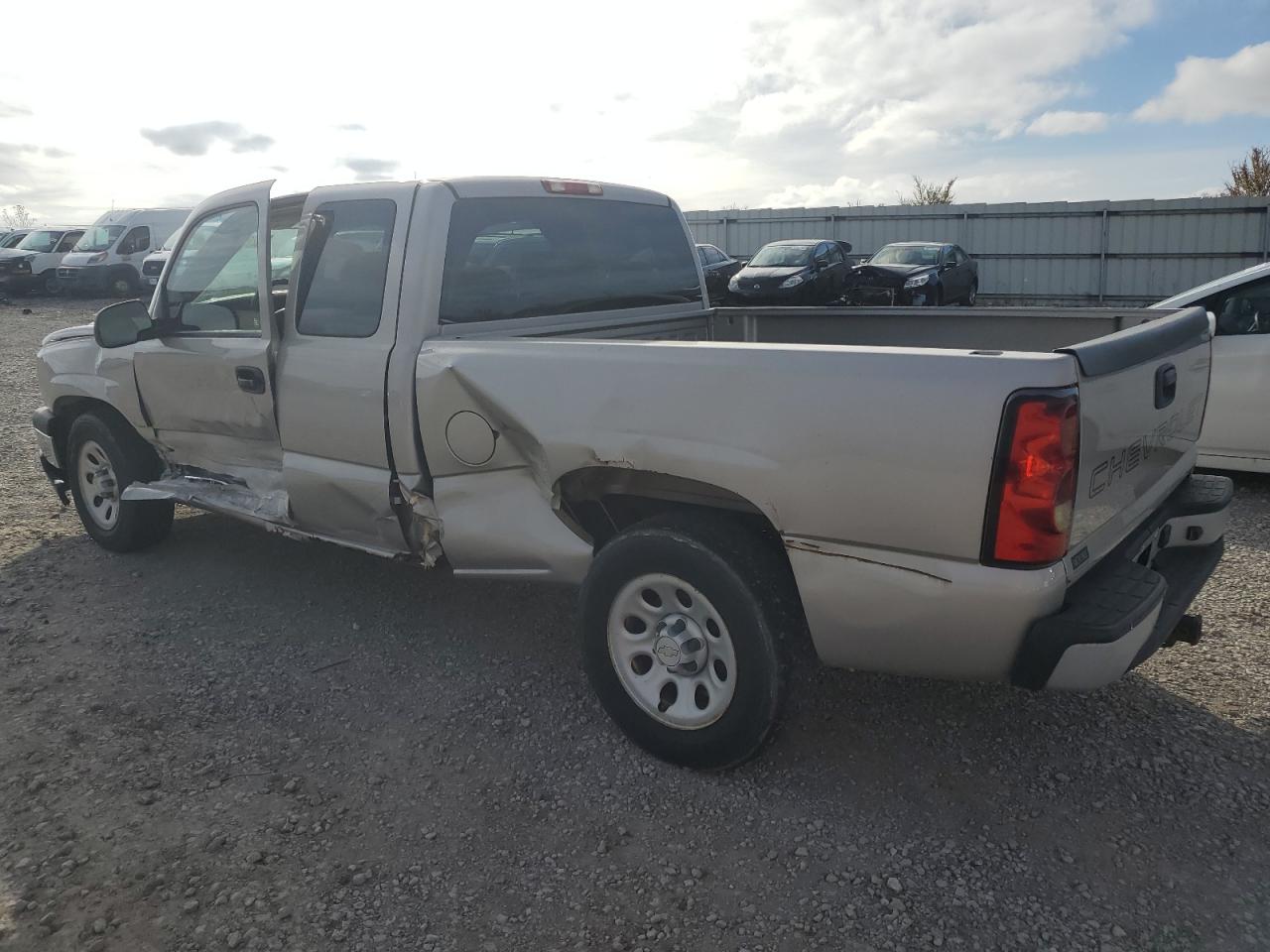 2006 Chevrolet Silverado VIN 1GCEC19X46Z124473 Copart auction photo, side damage thumbnail 2