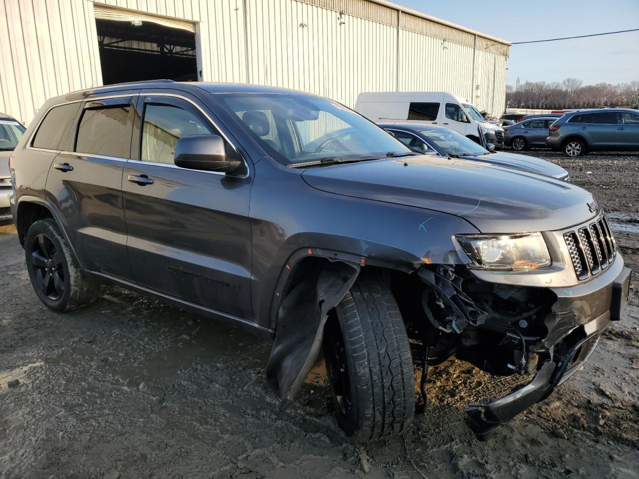 2014 Jeep Grand Cherokee VIN 1C4RJFAG9EC506676 Copart auction photo, front end damage thumbnail 4