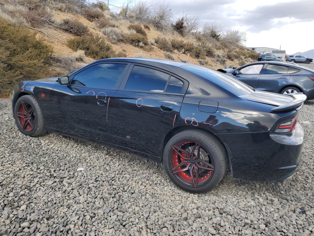 2019 Dodge Charger VIN 2C3CDXBG8KH643400 Copart auction photo, rear end damage thumbnail 2