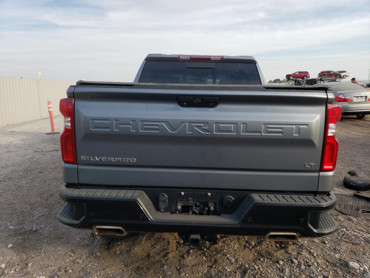 2019 Chevrolet Silverado VIN 1GCPYFED8KZ173236 Copart auction photo, front end / side damage thumbnail 6