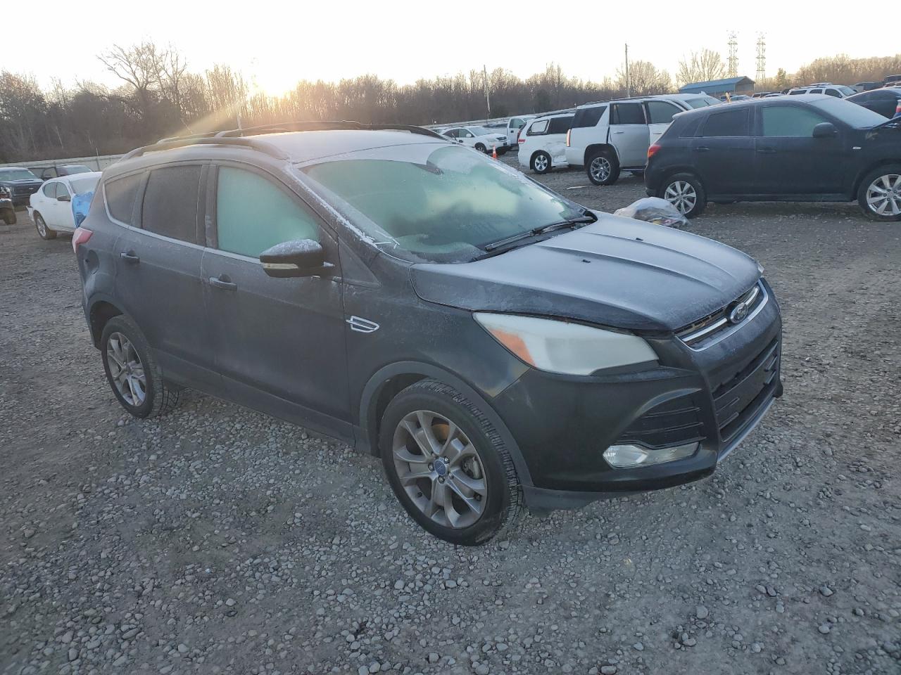 2013 Ford Escape VIN 1FMCU0H91DUB60418 Copart auction photo, side damage thumbnail 4