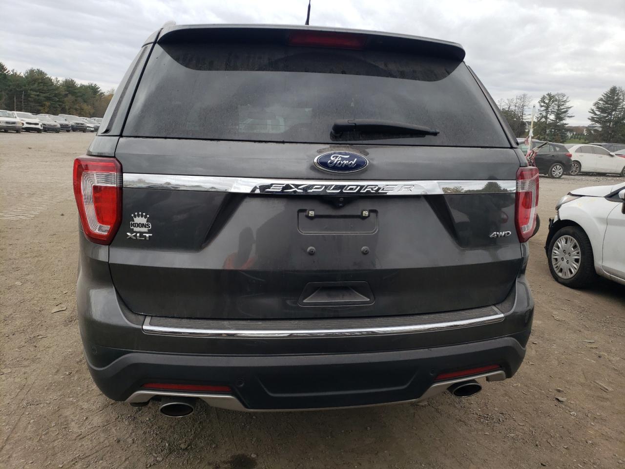 2018 Ford Explorer VIN 1FM5K8D85JGA74937 Copart auction photo, undercarriage / front end damage thumbnail 6