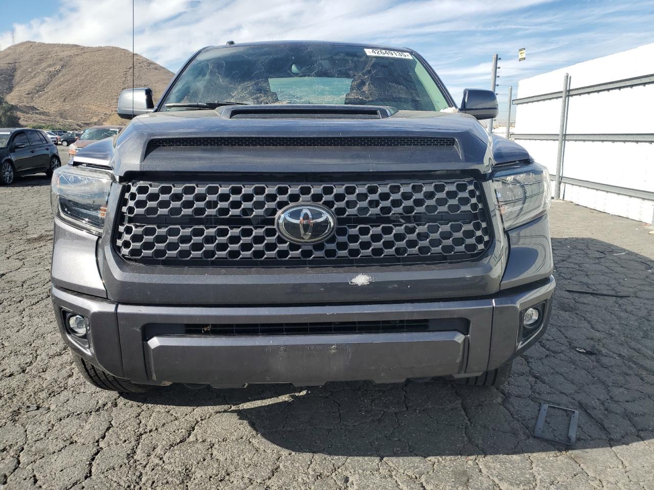 2019 Toyota Tundra VIN 5TFDY5F11KX830620 Copart auction photo, side / rear end damage thumbnail 5