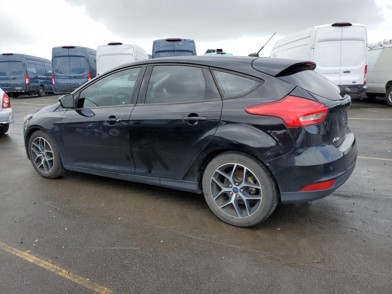 2018 Ford Focus VIN 1FADP3M20JL244182 Copart auction photo, side damage thumbnail 2