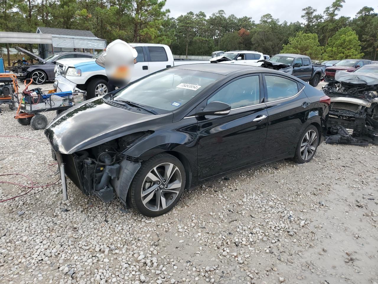 2014 Hyundai Elantra VIN KMHDH4AE8EU087265