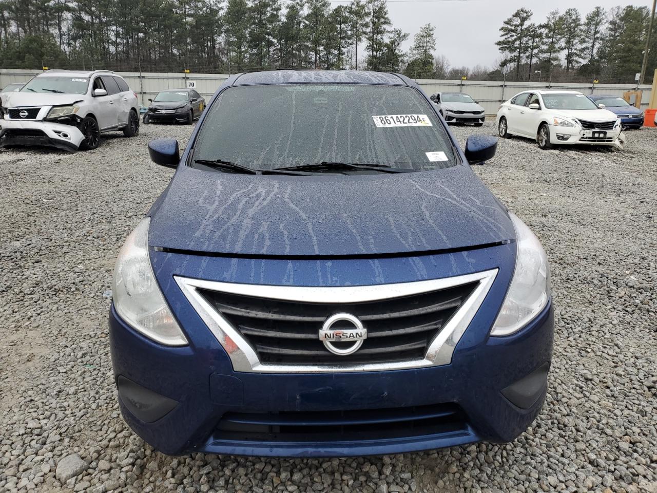 2019 Nissan Versa VIN 3N1CN7AP2KL854564 Copart auction photo, side / front end damage thumbnail 5