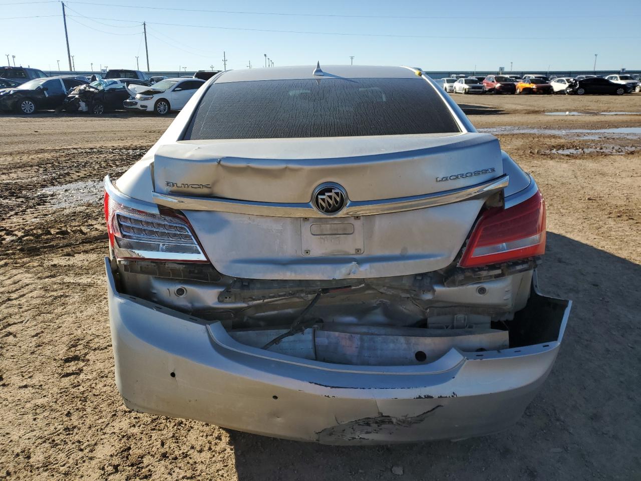 2014 Buick LaCrosse VIN 1G4GF5G38EF284665 Copart auction photo, rear end / front end damage thumbnail 6