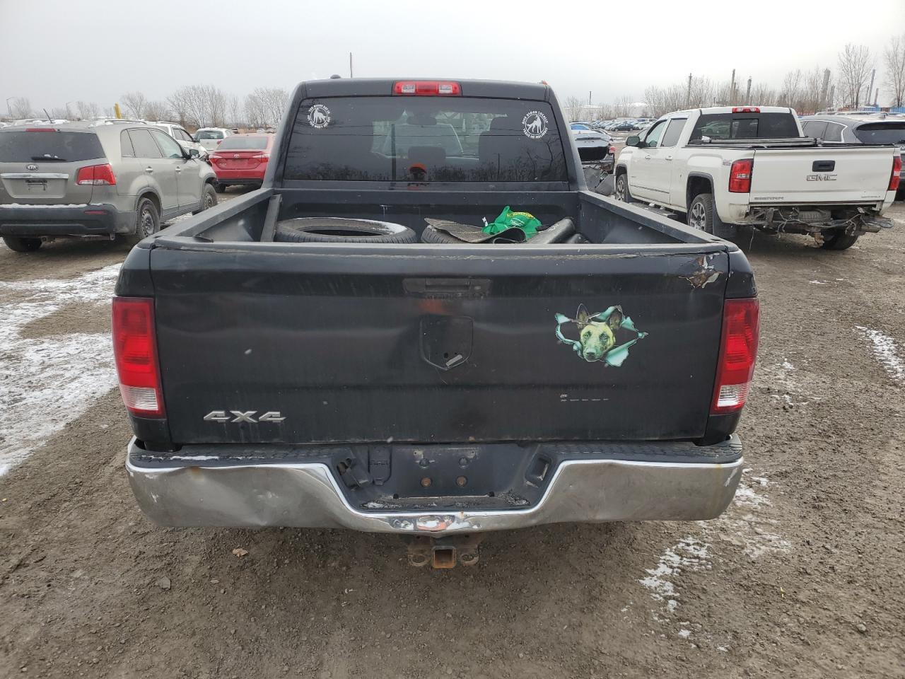 2014 RAM 1500 VIN 1C6RR7FT2ES199949 Copart auction photo, all over damage thumbnail 7