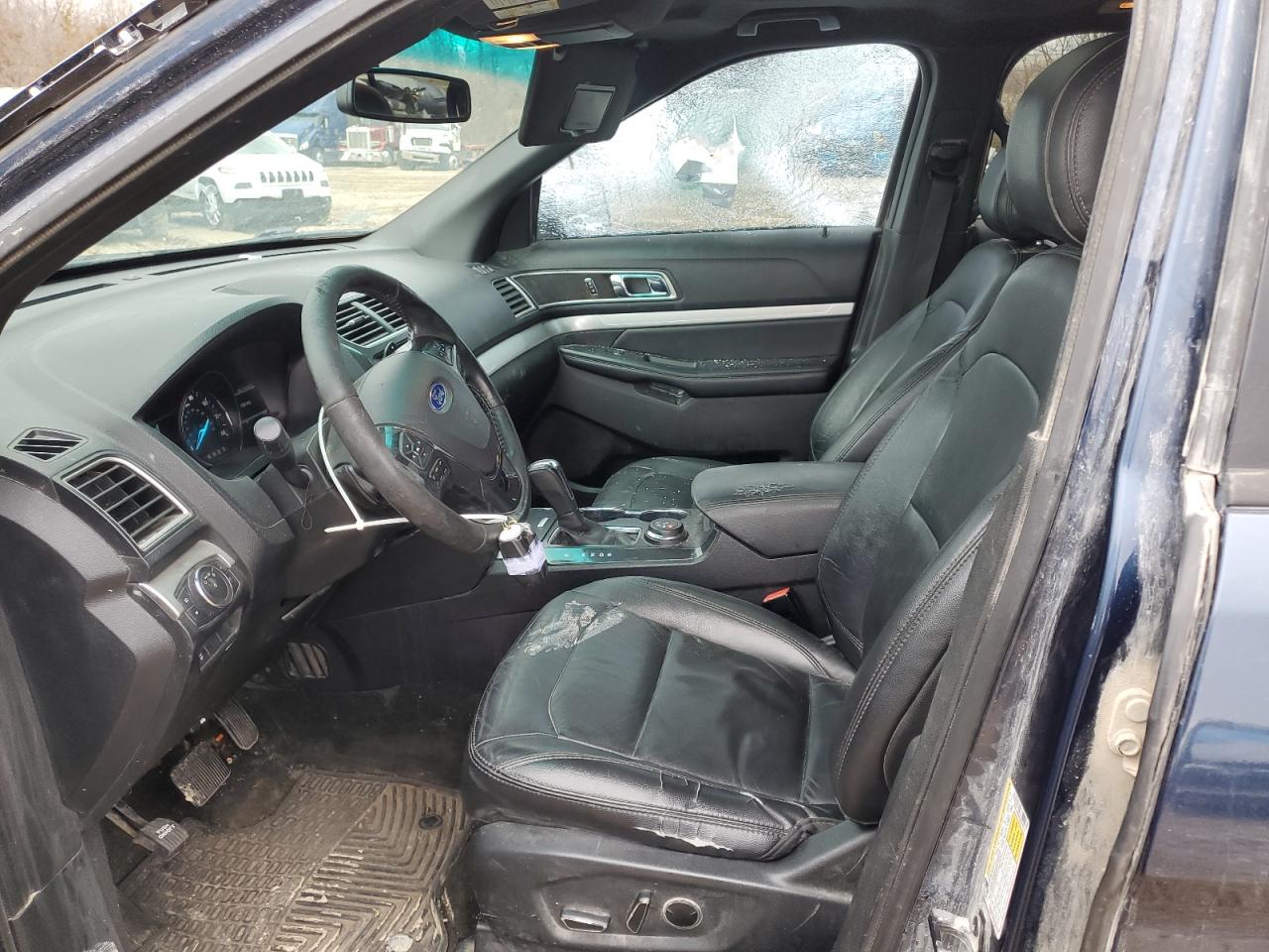 2016 Ford Explorer VIN 1FM5K8D87GGD23912 Copart auction photo, front end / side damage thumbnail 7