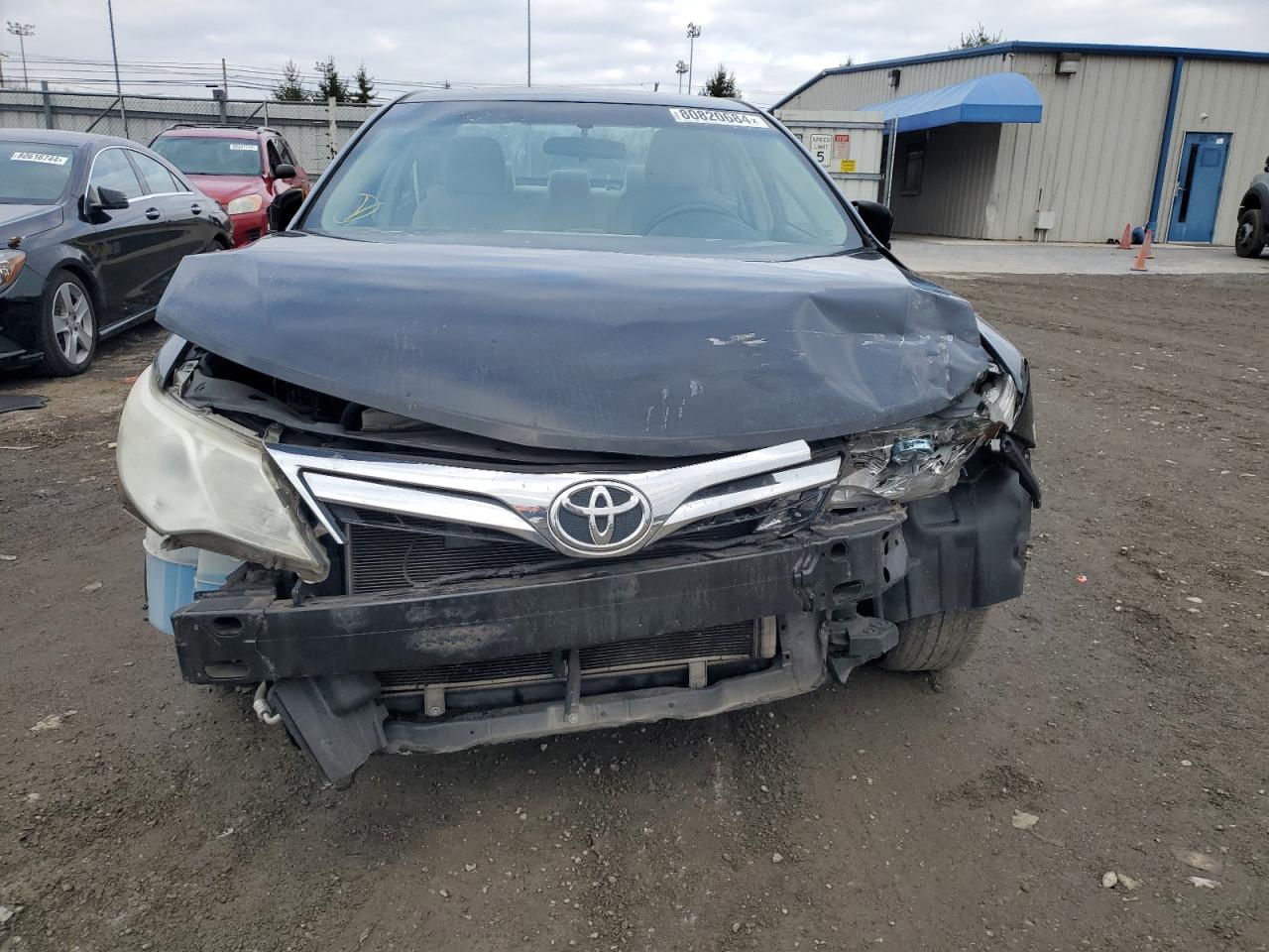 2014 Toyota Camry VIN 4T4BF1FK0ER437584 Copart auction photo, front end / side damage thumbnail 5